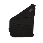 Black smell proof cross body bag front