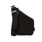Black smell proof cross body bag back view