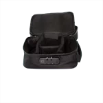 black smell proof stash bag open