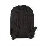 Black smell proof backpack back