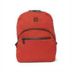Red smell proof backpack front