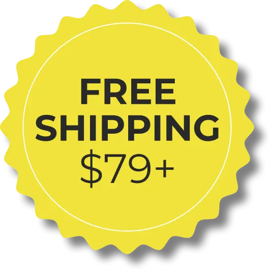 Banner showing Free Shipping for orders over $79